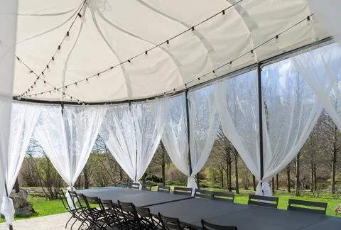 Party tent Stock Photos