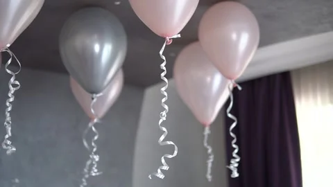 Party Time With Baloons Stock Footage 141447134