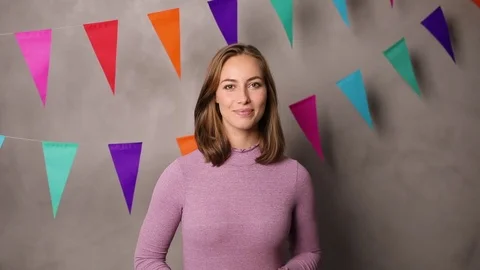 Party time for beauty Stock Footage 80252993