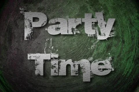 Party time concept Stock Illustration