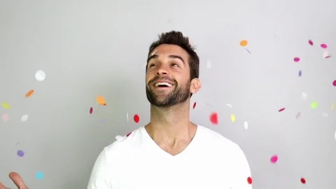 Party time guy 스톡 동영상 80498053