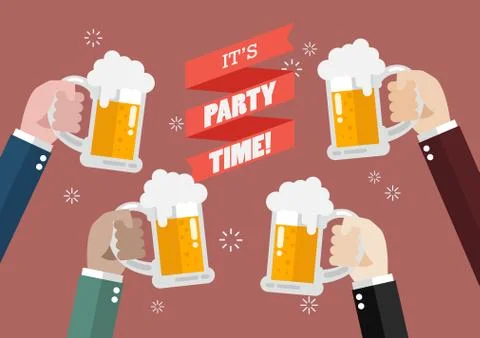 Party Time Stock Illustration