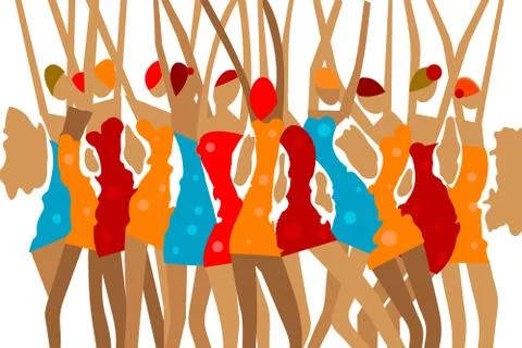 Party time Stock-Illustration