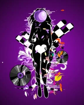 Party time Stock-Illustration