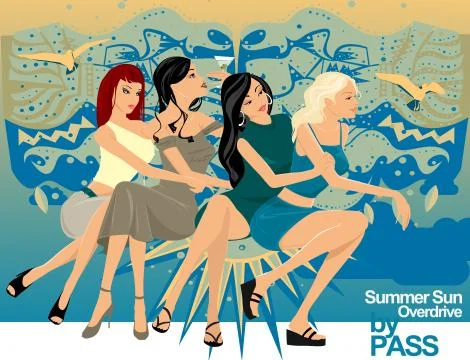 Party time Illustrazione stock