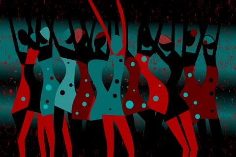 Party time Stock Illustration