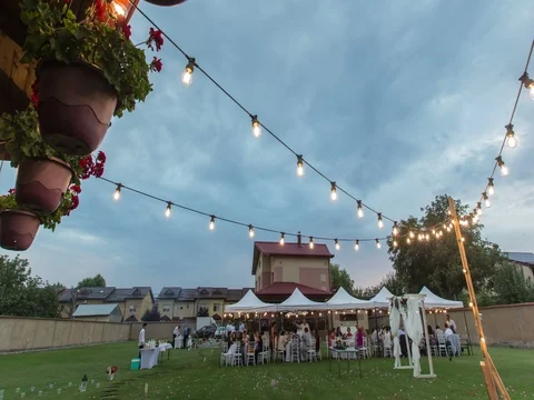 Party time lapse location Video stock 76942053