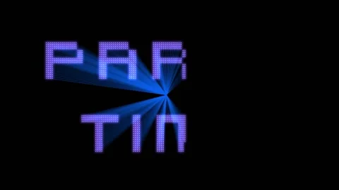 PARTY TIME PROJECTION Stock Footage 160740756