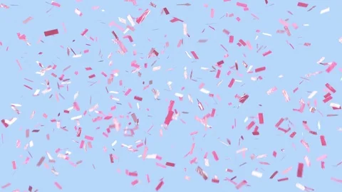 Party vibes. Trendy, modern looking confetti! Stock Footage