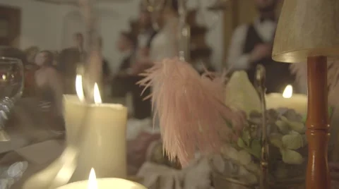 Party view soft focus Stock Footage 54246755