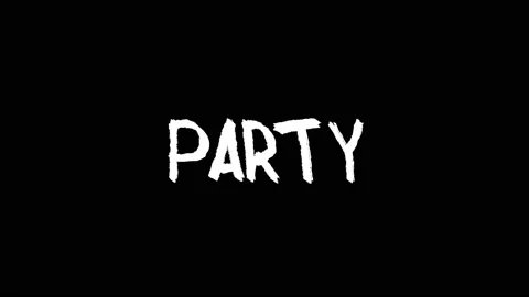 Party wiggle text concept Stock Footage 190272051