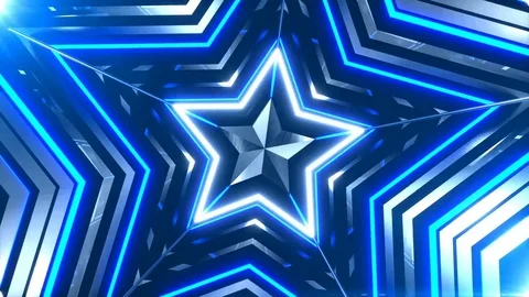 PartyStar V2 - Professional VJ Background Loop Video stock 80296374