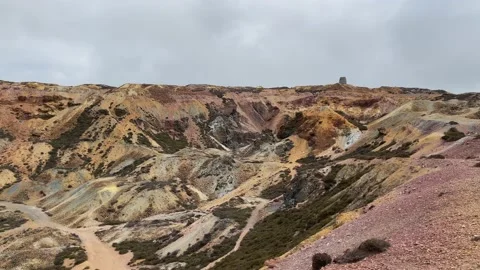 Parys Mountain Copper mine Stock Footage 222546706