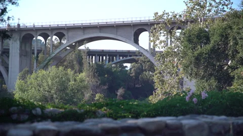 Pasadena bridge Stock Footage 201646750