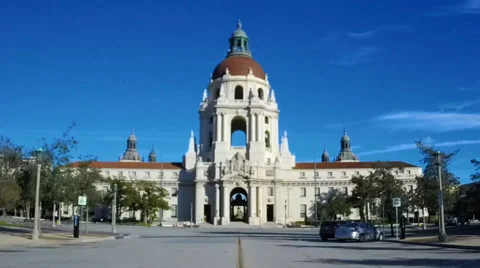Pasadena City Hall Video stock 44624034