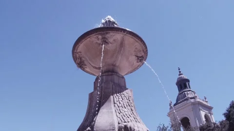 Pasadena Courthouse Fountain Stock Footage 205093395