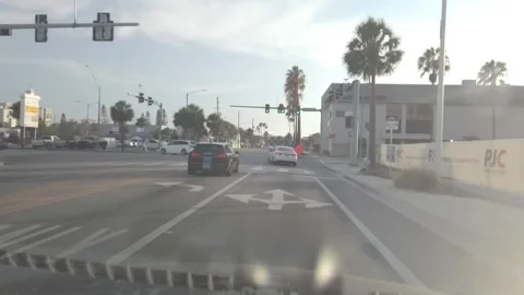 Pasadena Florida to St. Pete Beach and Pass-a-grille time lapse Stock Footage 241756470