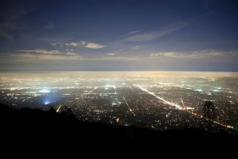 Pasadena fog Stock Photos