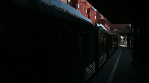 Pasadena metro rail 1 動画素材 20642063