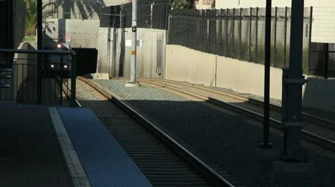 Pasadena metro rail 3 Stock Footage 20642074