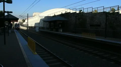 Pasadena metro rail Stock Footage 20641414