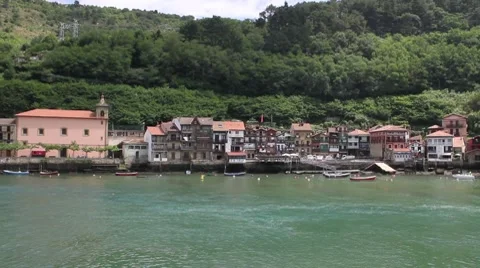 Pasajes harbor Stock Footage 7866790