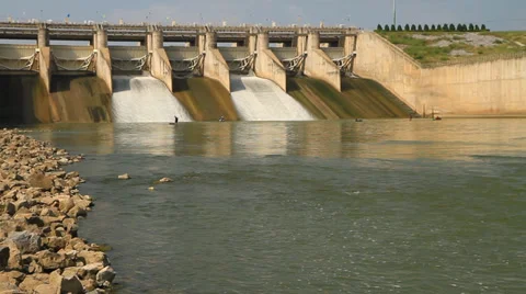 PASAK Dam Stock Footage 32240446