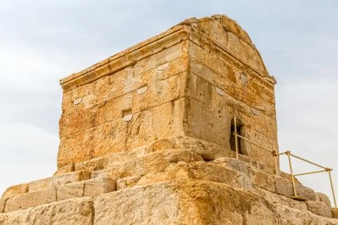 Pasargad Great Cyrus tomb Stock Photos
