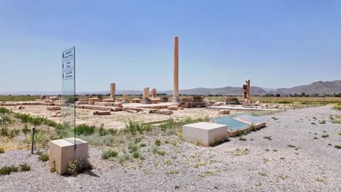 Pasargadae Audience Palace, iran Stock Footage 279875275