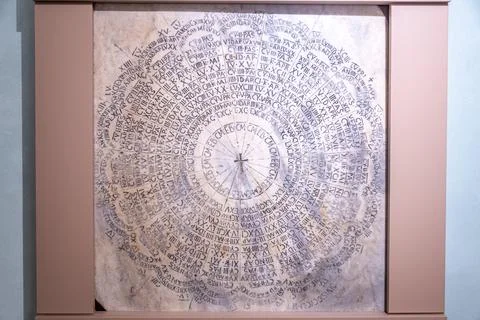 The Paschal Calendar for the determination of the date of Easter from AD 532 Stock-Fotos