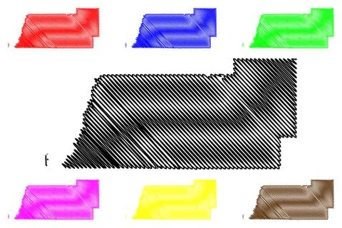 Pasco County, Florida (U.S. county, United States of America, USA, U.S., US)  스톡 일러스트