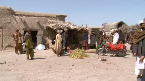 Pashtun town Video stock 55069695