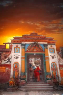 Pashupatinath Temple Stock Photos
