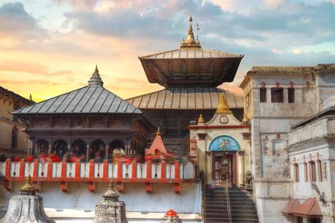 Pashupatinath Temple Stock Photos