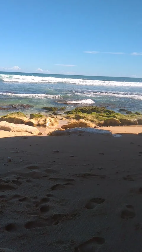 Pasir pantai Vídeos de archivo 243670125