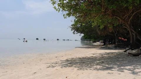Pasir Perawan Beach Stock Photos