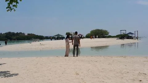 Pasir Perawan Beach Stock Photos