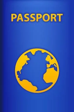Pass back blue Stock Illustration