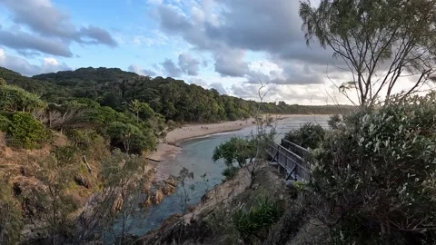 The Pass - Byron bay Stock Footage 222177945
