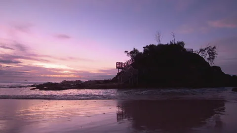 The Pass Byron Bay Video stock 248583949