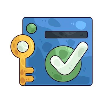 Pass illustration Ilustração Stock