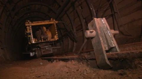 Pass mine with trolley Stock Footage 61752537