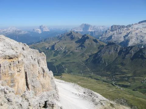 Pass-Pordoi Stock Photos