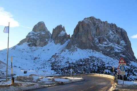 Pass-Sella Stock Photos