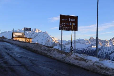 Pass-Sella Stock Photos