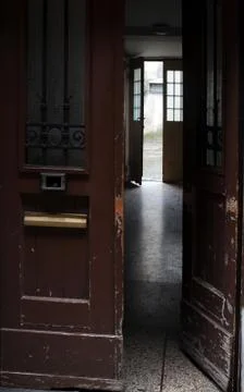 Pass-through hallway Stock Photos