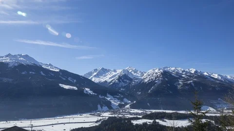 Pass Thurn Winter time lapse Видео 126076871