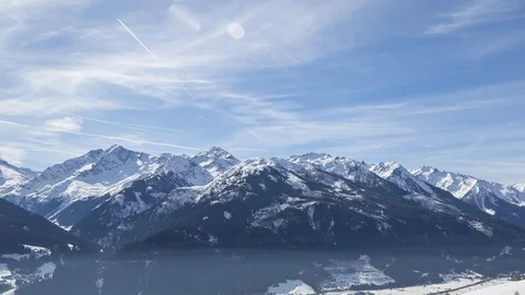 Pass Thurn Winter time lapse Видео 126076954