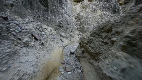 The passage between the rocks, Path like nature labirint. 動画素材 74645869