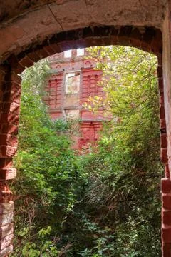 In the passage of brick. Foto stock